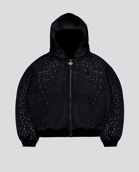 Calle23™️- Stellar Mist Zip-Up Hoodie