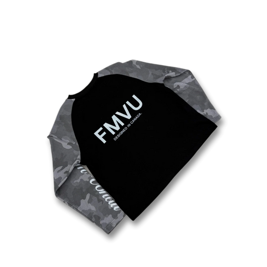 Calle23™️ Camiseta negra de manga larga