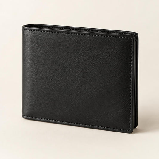 NexoHaus Slim Wallet aus schwarzem Leder